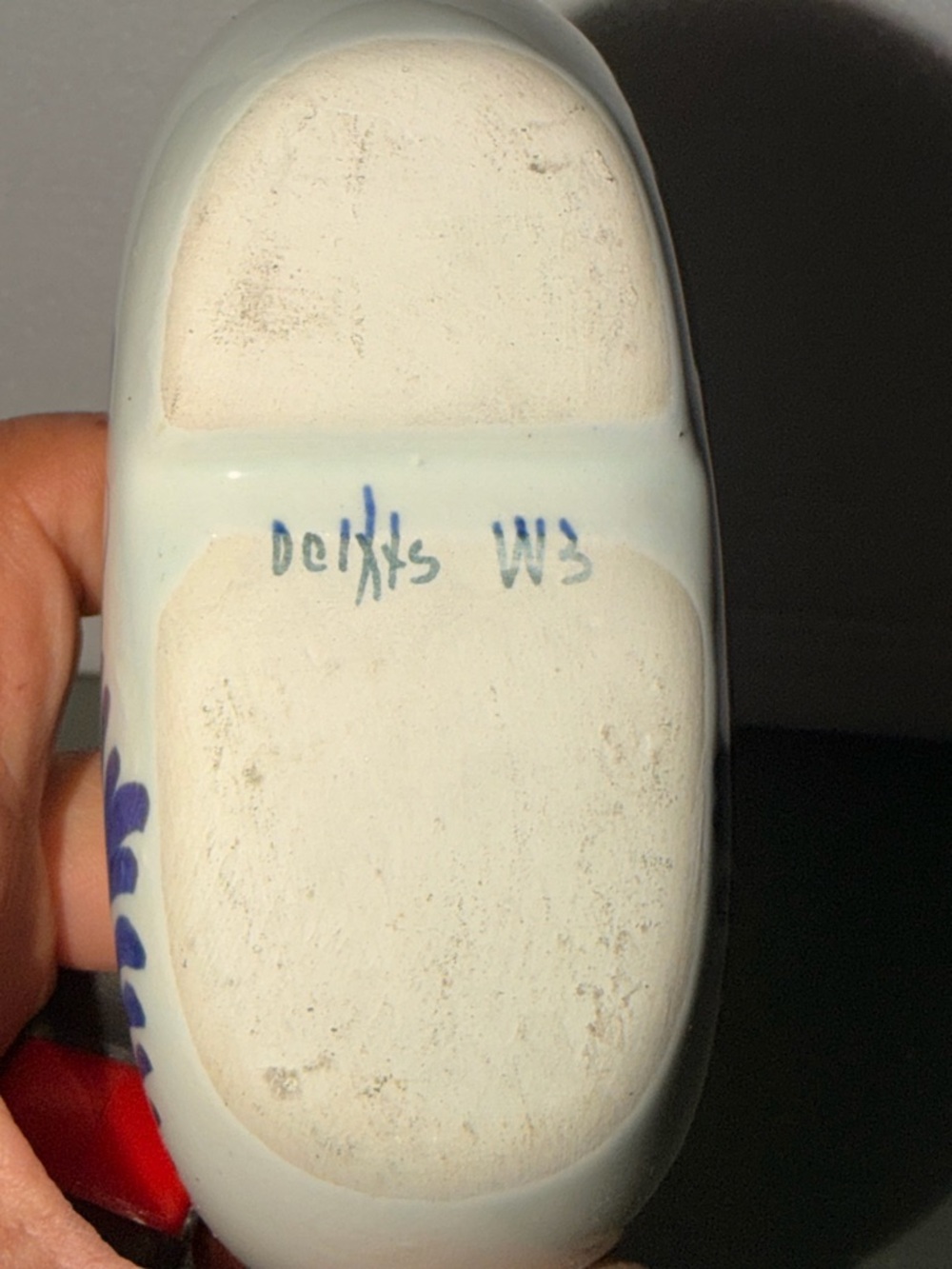 Vintage Delft Porcelain Clog Shoe Ashtray Holland Blue Hand Painted - Picture 5 of 5